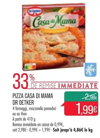 Match DR Oetker Pizza Casa Di Mama offre