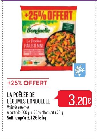 Match Bonduelle La Poêleé de Légumes offre