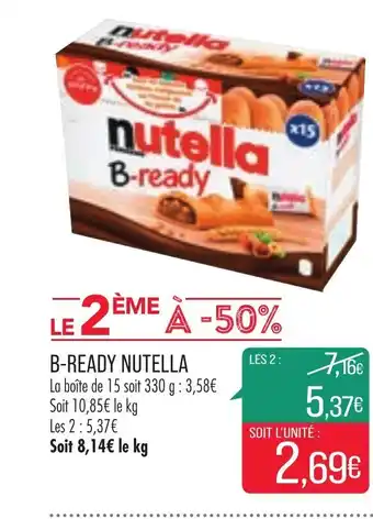 Match Nutella B-Ready offre
