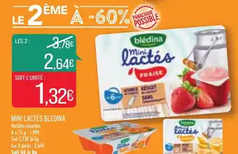 Match Bledina Mini Lactés offre