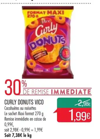 Match Vico Curly Donuts offre