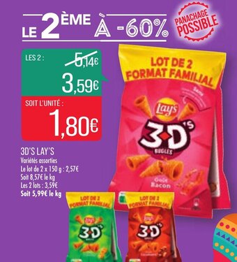 Match Lay's 3D's offre