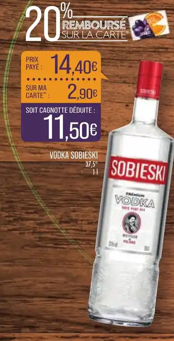 Match Sobieski Vodka offre