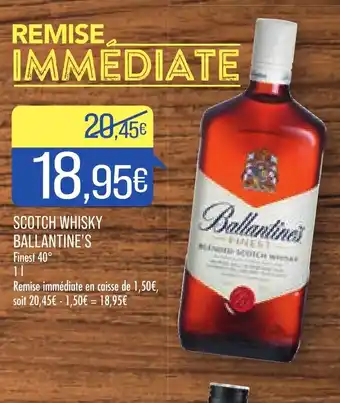 Match Ballantine's Scotch Whisky offre