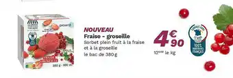 Picard Fraise - Groseille offre