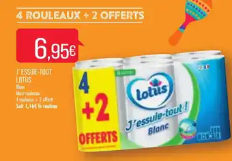 Match Lotus J'Essuie-Tout offre