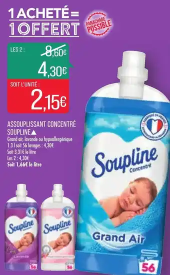 Match Soupline Assouplissant Concentré offre