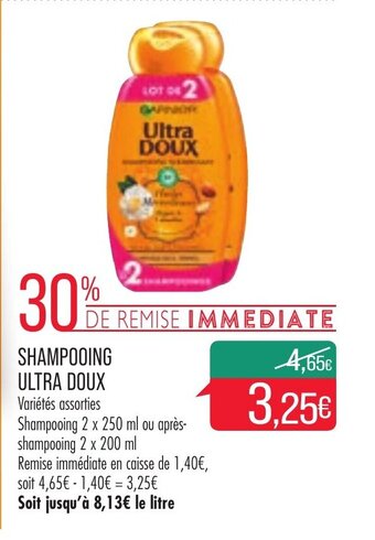 Match Ultra Doux Shampooing offre