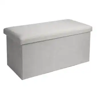 Stokomani Double pouf coffre offre