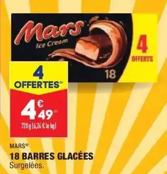 ALDI 18 Barres Glacées Mars offre