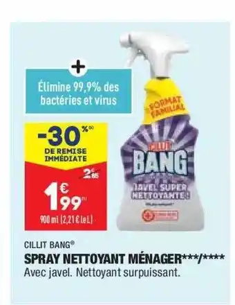 ALDI Spray Nettoyant Ménager Cillit Bang offre