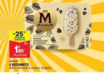 ALDI 4 Bâtonnets Magnum offre