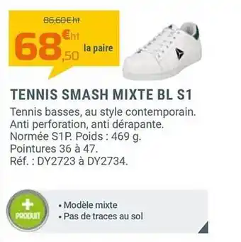 Tennis Smash Mixte Bl S1