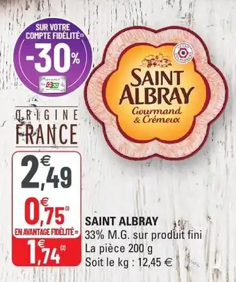 G20 Saint Albray offre