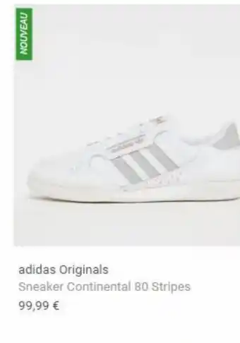Snipes Adidas Original Sneaker Continental 80 Stripes offre