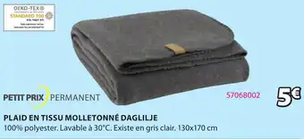 JYSK Plaid En Tissu Molletonné Daglilje offre