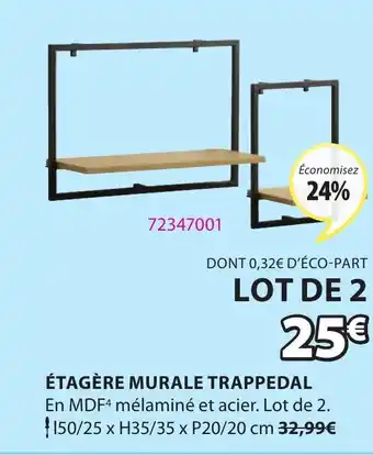 JYSK Étagére Murale Trappedal offre