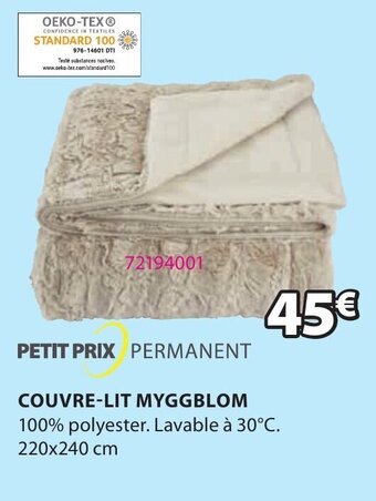 JYSK Couvre-Lit Myggblom offre