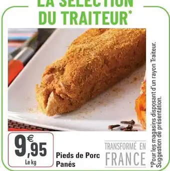 G20 Pieds de Porc panés offre