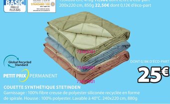 JYSK Couette Synthétique Stetinden offre