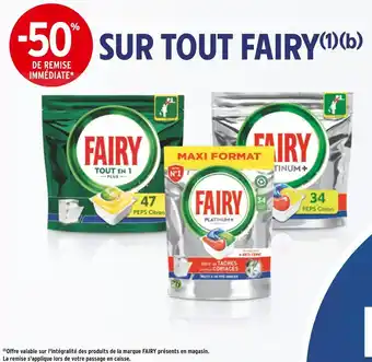 Intermarché Fairy bon plan sur tout fairy offre