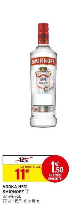 Smirnoff vodka n°21