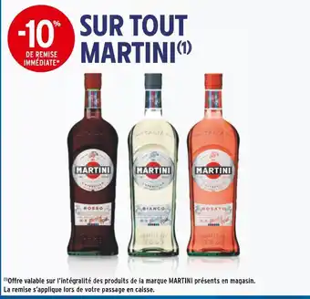 Intermarché Martini bon plan sur tout martini offre