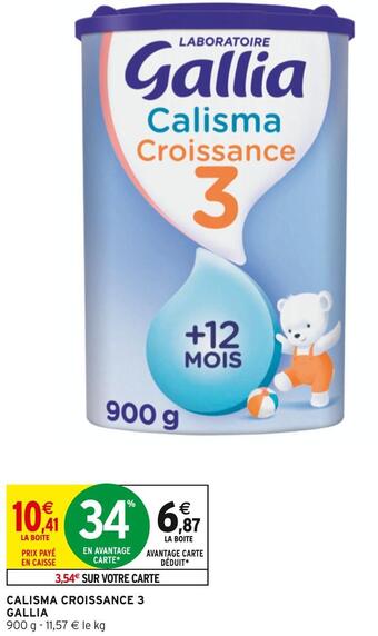 Intermarché Gallia calisma croissance 3 offre