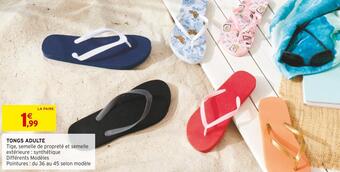 Intermarché Tongs adulte offre