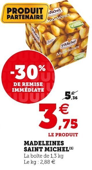 Super U Saint michel madeleines offre