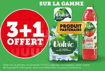 Super U Volvic bon plan sur la gamme volvic offre