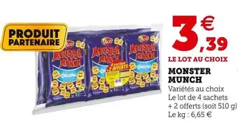 Super U Monster munch monster munch offre