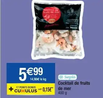 Migros Cocktail de fruits de mer cora offre