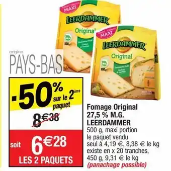 Migros Fromage leerdammer offre