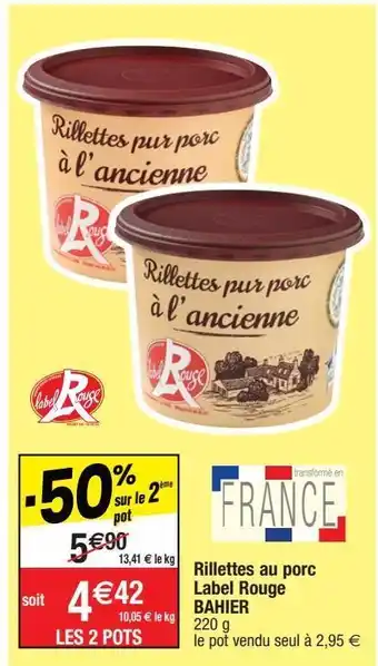 Rillette de porc