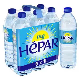 Auchan Eau minérale naturelle hépar offre