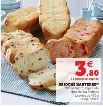 Super U Brioche Nanterre offre