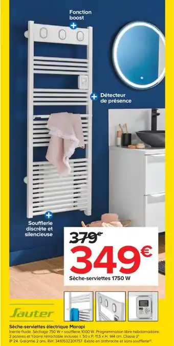 Castorama Sèche-serviettes 1750W offre