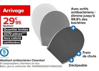 Castorama Abattant antibactérian Cleanfast offre
