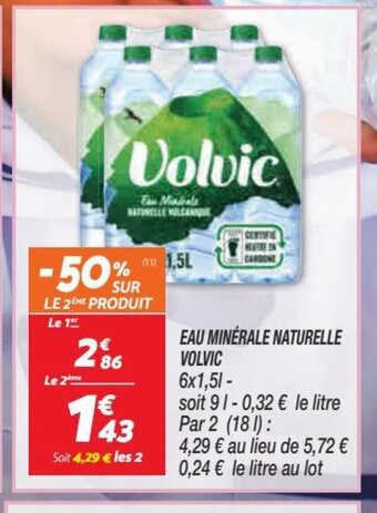 Netto Volvic Eau Minérale Naturelle offre