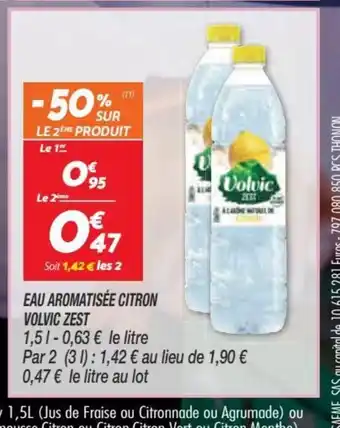 Volvic Zest Eau Aromatisée Citron