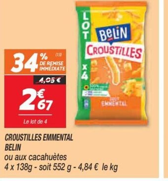 Netto Belin Croustilles Emmental offre