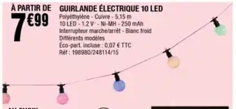La Foir'Fouille Guirlande Électrique 10 Led offre