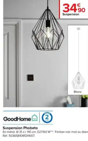 Castorama Suspension Phobeta offre