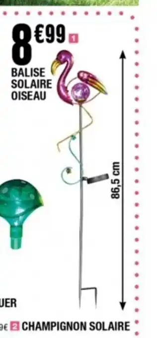 La Foir'Fouille Balise Solaire Oiseau offre