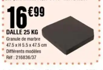 La Foir'Fouille Dalle 25kg offre