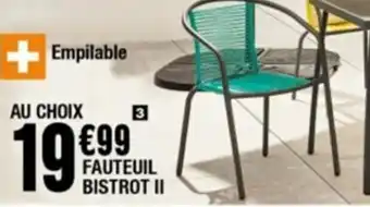 La Foir'Fouille Fauteuil Bistrot II offre