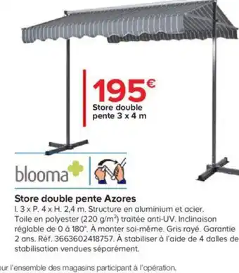 Castorama Store double pente Azores offre