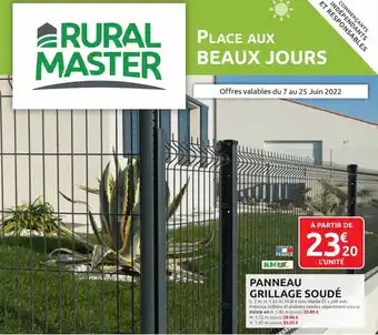 Rural Master Panneau Grillage Soudé offre