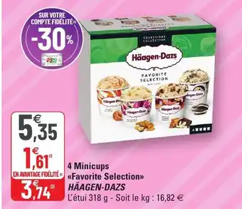 G20 4 Minicups Favorite Selection offre